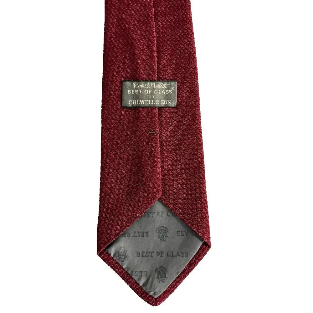 ROBERT TALBOTT Best of Class Men's Silk Tie USA Designer Geometric Red 59